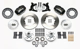 Front Disk Brake Wheel Kit 11" Wilwood A Body For 9" Drum Spindles 1962-72