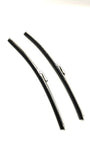 Wiper Blade 15" Classic Original Styling Silver Finish Pair