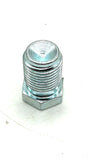 Brake Inverted Flare Plug, 7/16-24 in. Male Thread, Steel, Zinc