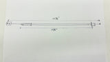 Throttle Cable 65-76 A Body & 62-70 B Body 24 1/2 Long