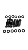 Valve Cover Bolt Set 1/4-20 X 1" 12 Pcs Black