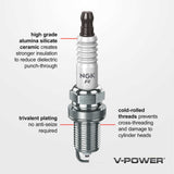 Spark Plugs NGK V-Power 440 Motorhome Set of 8