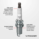Spark Plugs NGK V-Power Big Block Set of 8