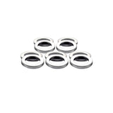 Lug Nuts Washers Centered 1/2" STD Mag Stainless Set of 10