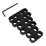 Plug Wire Separators Billet Aluminum 8mm Black