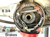 Brake Shoes-Rear-10" x 1 3/4" - Set