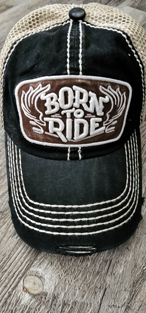Born to Ride Snap Back Hat