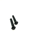 Door Lock Knob 62-76 A&B Body Pair Black Plastic