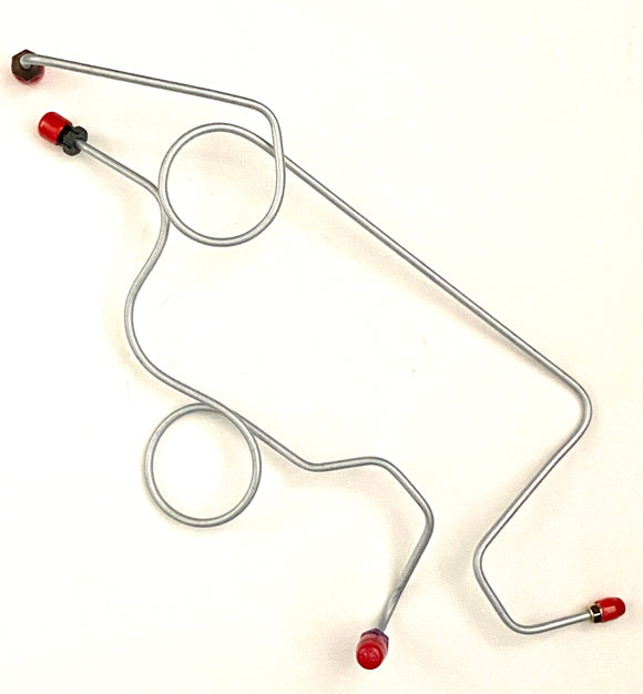 Brake Lines Mst Cyl to Prop Valve Tall Booster 70-74  E Body Power (Steel)