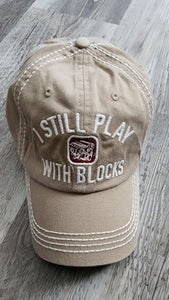 I Still Play w Blocks Hat (Tan)