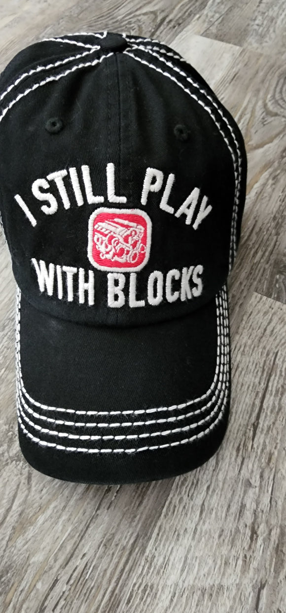 I Still Play w Blocks Hat (Black)